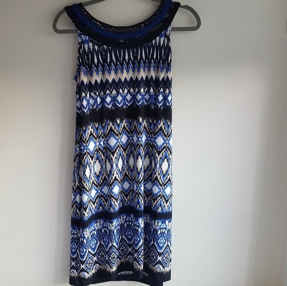 Sandra Darren Dresses & Skirts - Multi-pattern Geometric Dress| Sandra Darren Sandra Darren Dresses & Skirts - Multi-pattern Geometric Dress| Sandra Darren